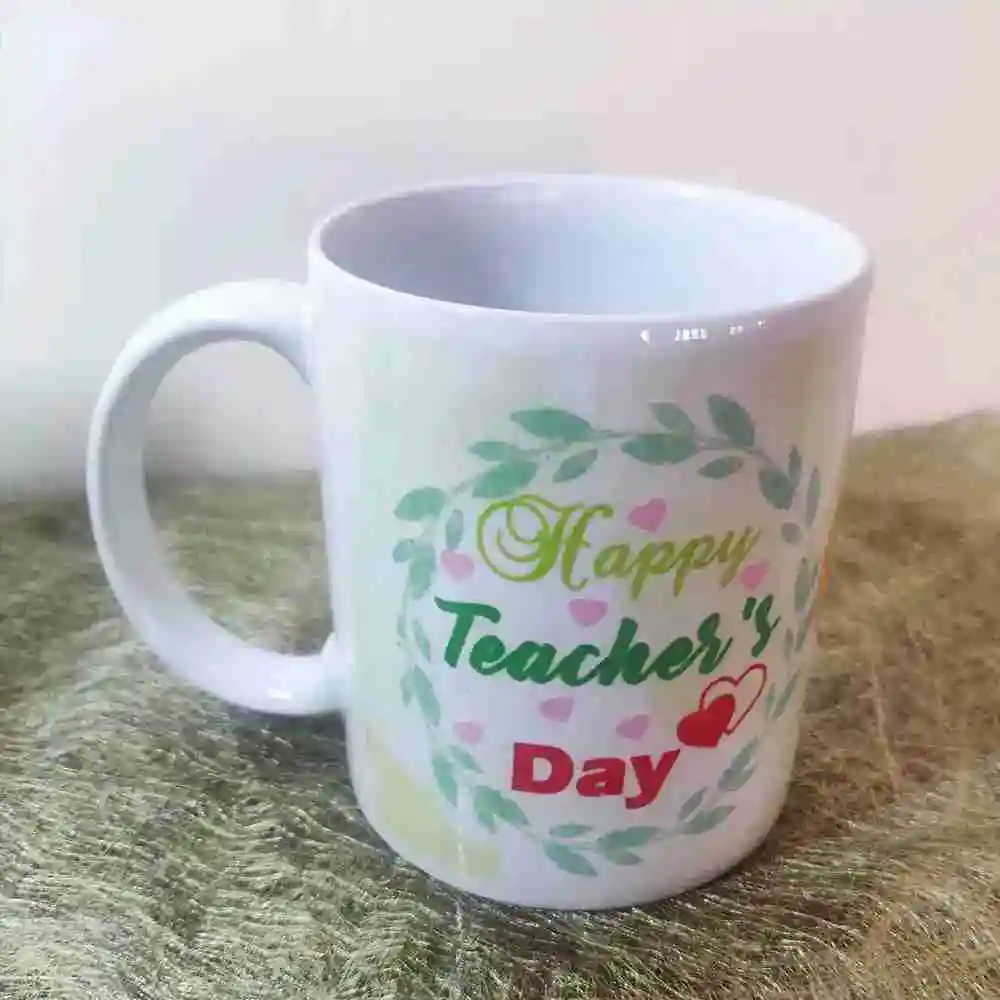 Personalized Teachers Day mug with heartfelt design